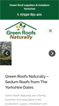 Mobile Screenshot of greenroofsnaturally.co.uk